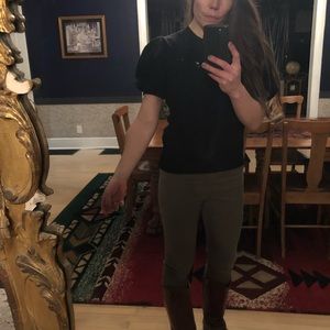 Madewell Short sleeved (puffy sleeve) sweater